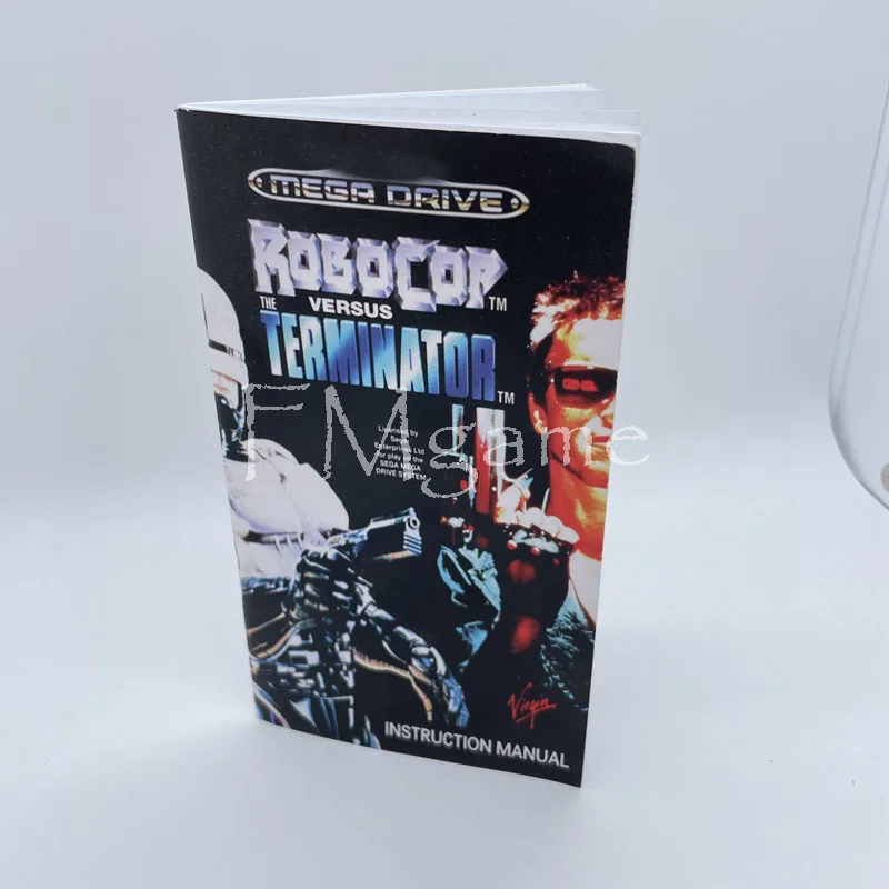 New Arrival RoboCop Versus Termin for 16 bit Video Game For Mega Drive/Genesis EU US/JAP Shell with Card or Boxed or With Manual