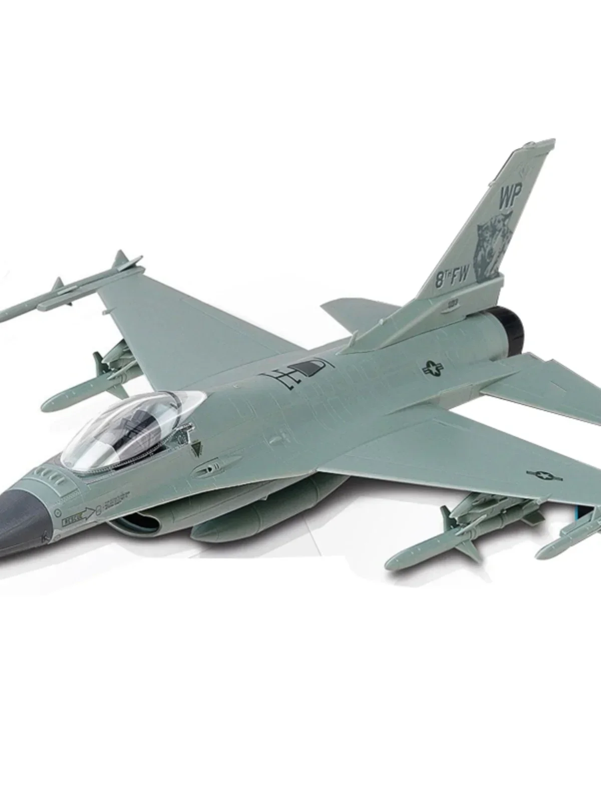 Academy assembled airplane model kit 12541 F-16C Multirole Fighter glue-free color separation 1/72