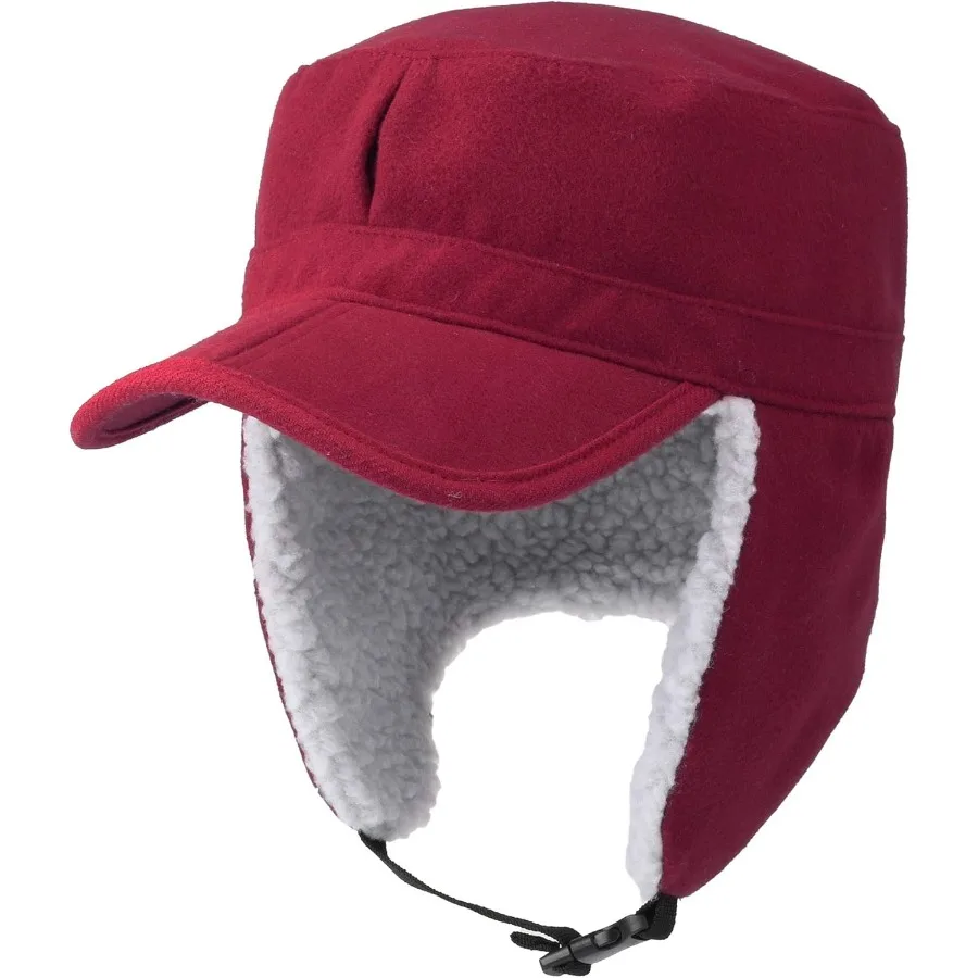 

Winter Windproof Ear Flap Hats Denim Baseball Cap Ushanka Trapper Hat MenandWomen Fashion Army Cap