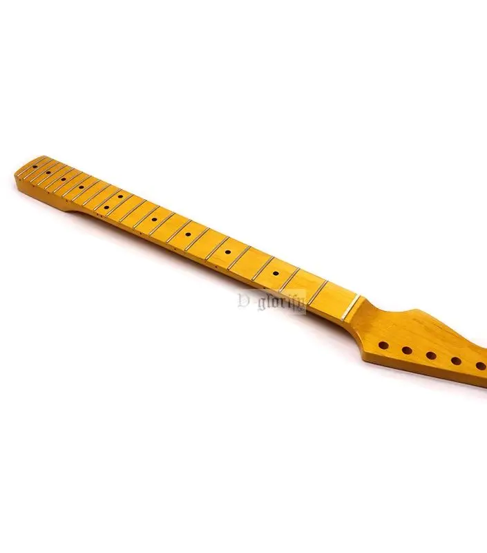 

Left-handed 6-string neck, 21/22 frets, electric guitar neck, reverse guitar left neck, all maple, gloss finish.