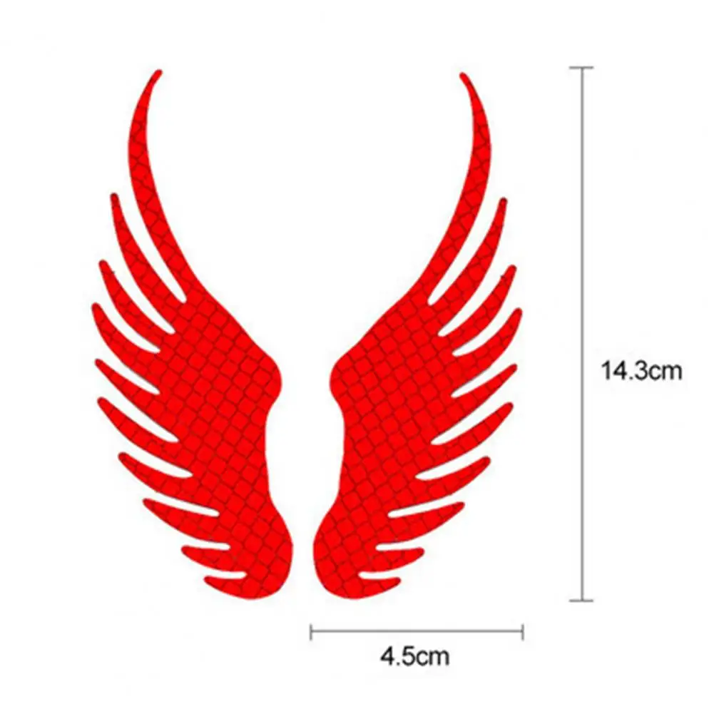 Decorative Anti-scratch Angel Wing Car Auto Body Sticker Decal Automotive Accessories