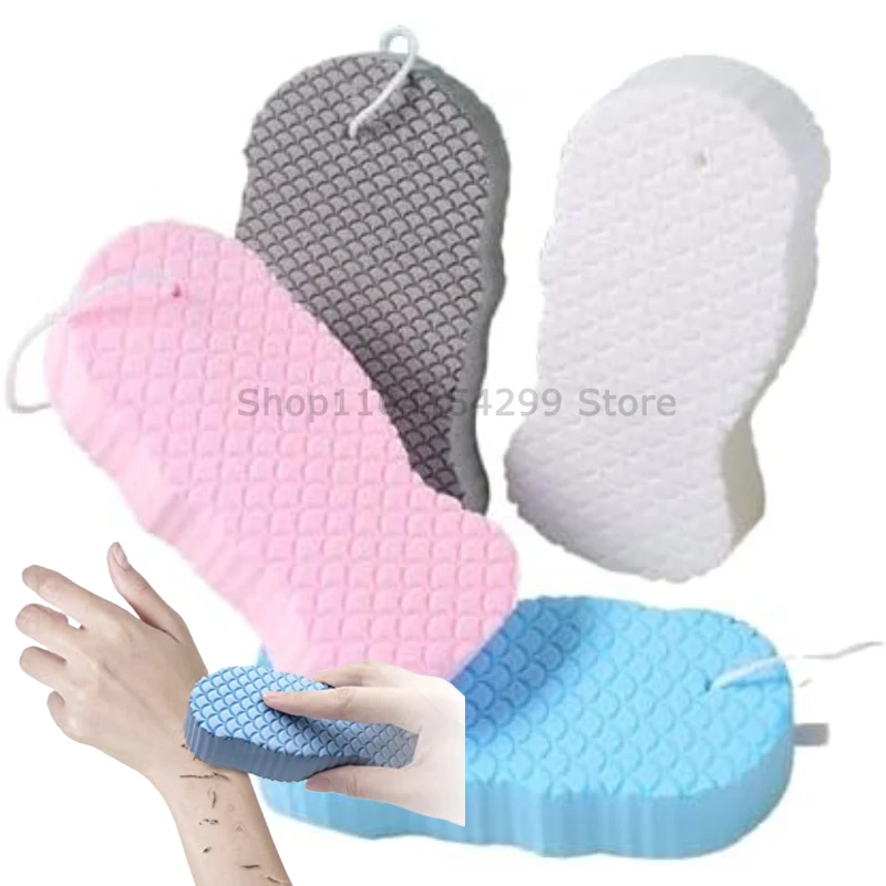 3D Sponge Exfoliating Bath Scrubbing Sponges Soft Sponge Body Scrubber Shower Brush Body Dead Skin Remover Bathing Products