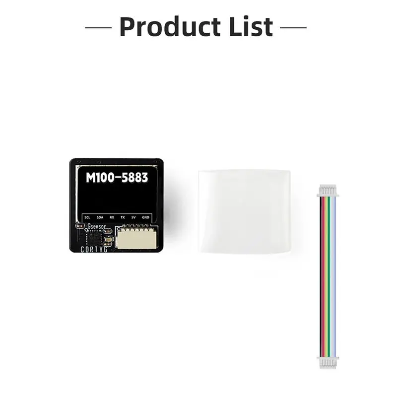 CYGJ-M10 GPS Module M100-5883 For RC Airplane FPV Long Range Featuring On-Board LED Indicators 21X21mm Compass Ceramic Antenna