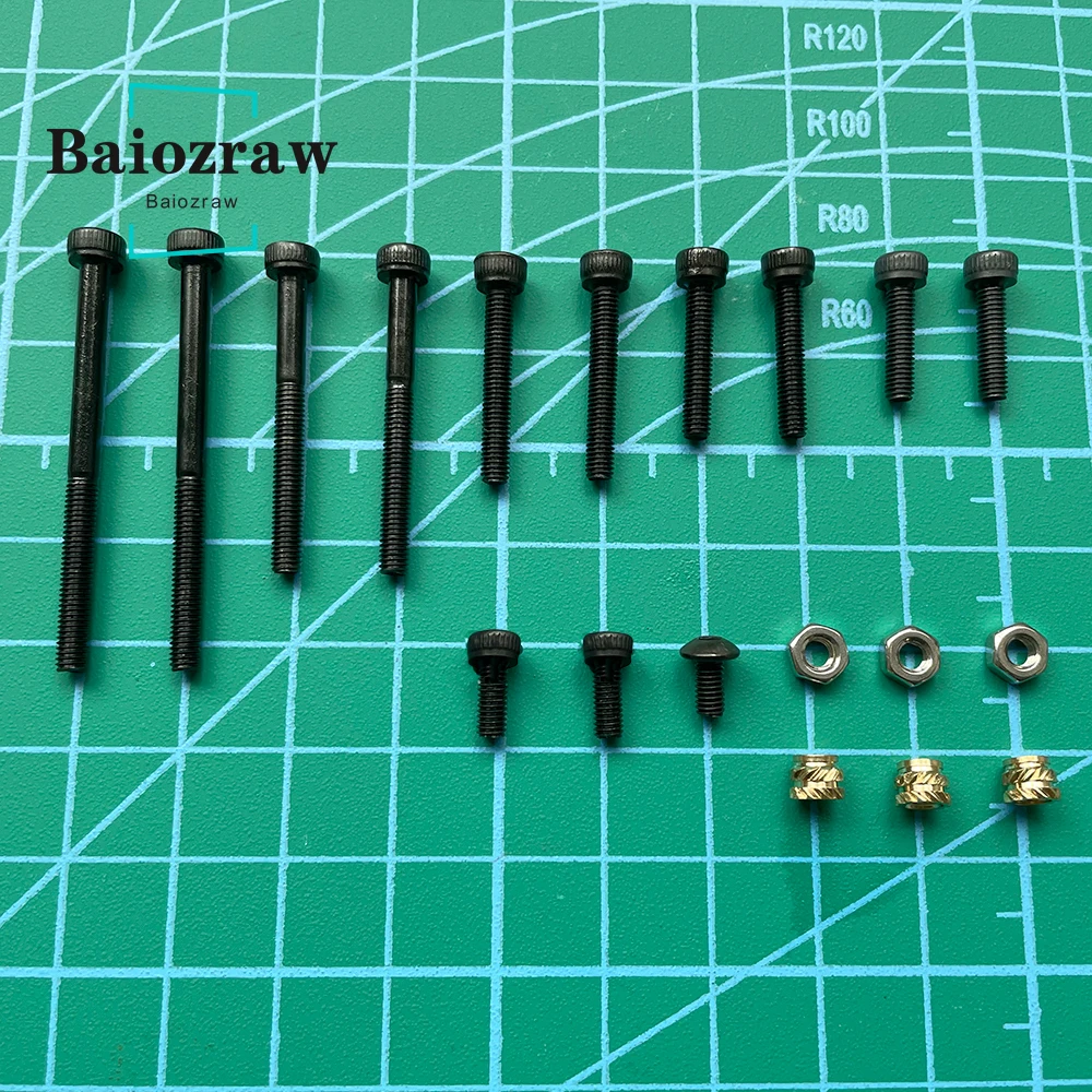 Voron Afterburner/StealthBurner DIY Project Fasteners Screws Nuts Full Kit Voron 3D Printer Upgrade Screws and Nuts Kit