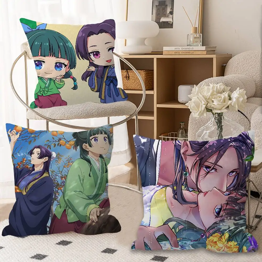 Anime Cartoon The Apothecary Diaries Personalized Pillow Cover Kids Bedroom Wild Party Decor Pillowcase kid Birthday shower Gift