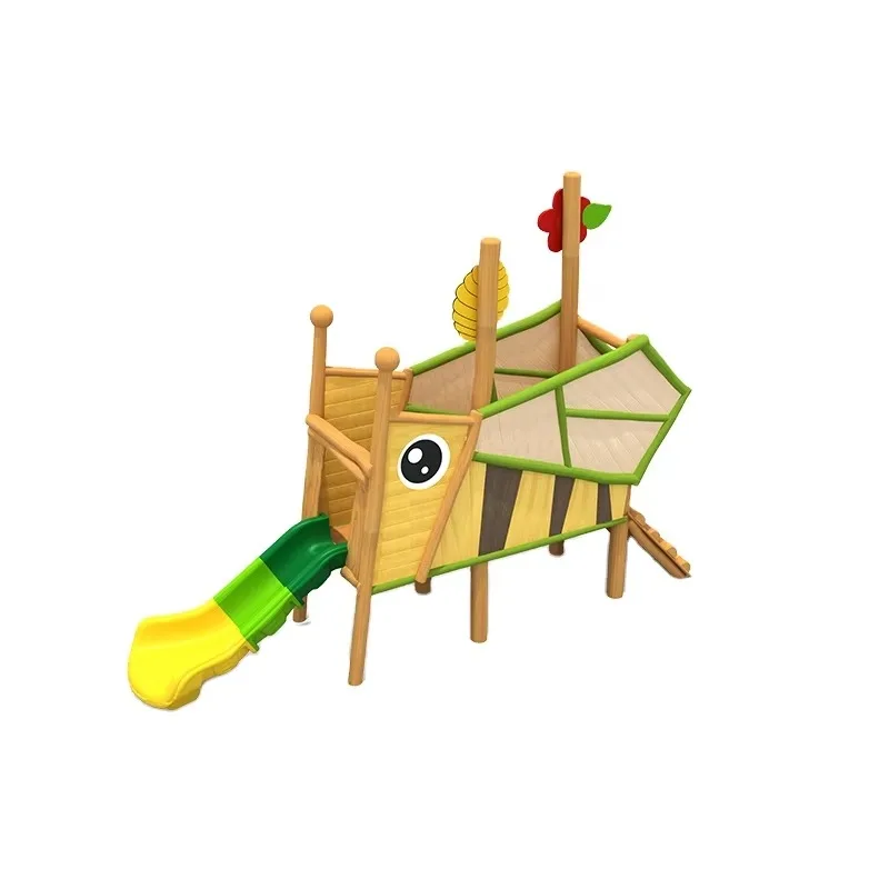Steel Wooden Outdoor Playground Equipment for Parks and Schools