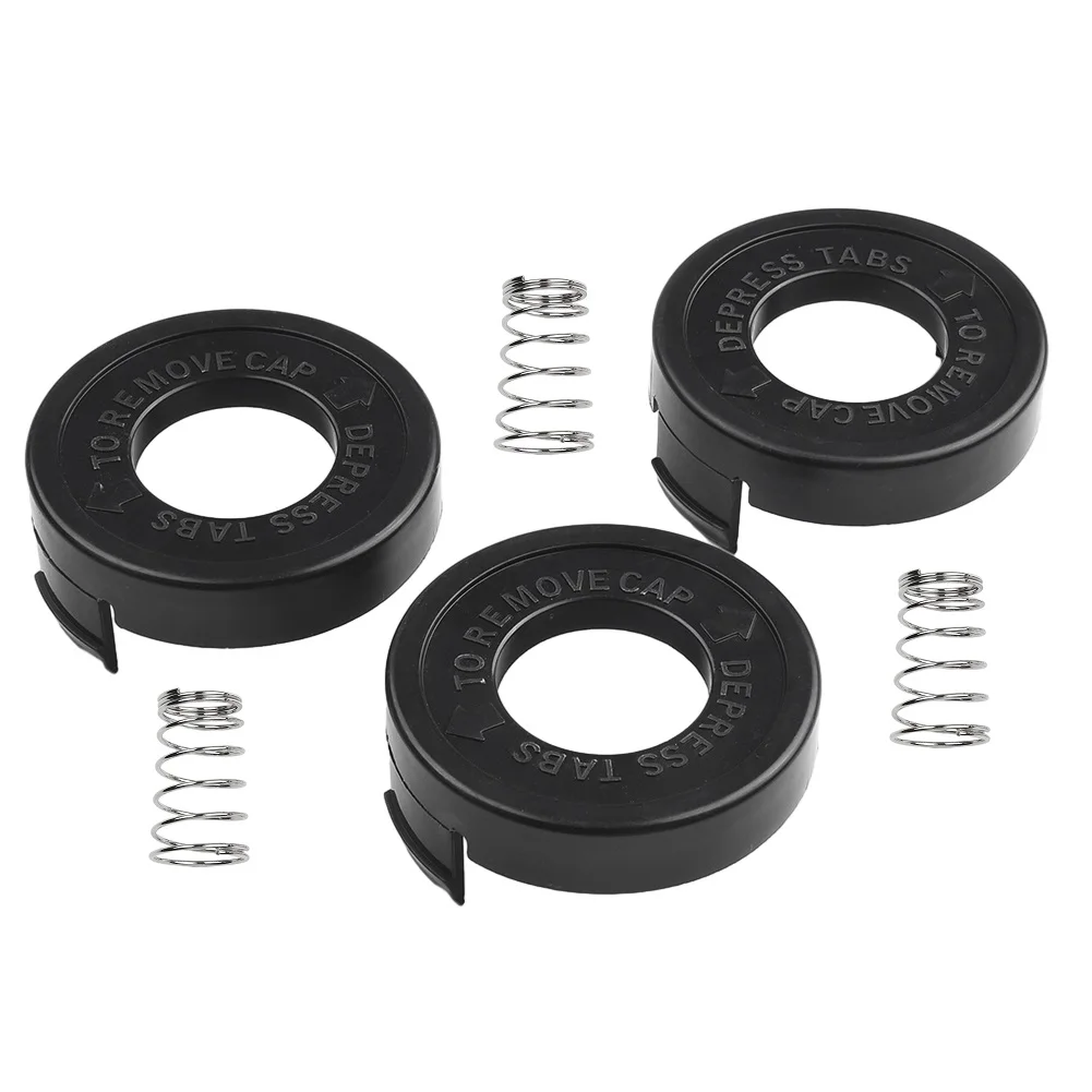 

3 Pieces String Trimmer Bump Cap Replacement for Black & Decker For ST4500 Long lasting Material OEM Part 68237802