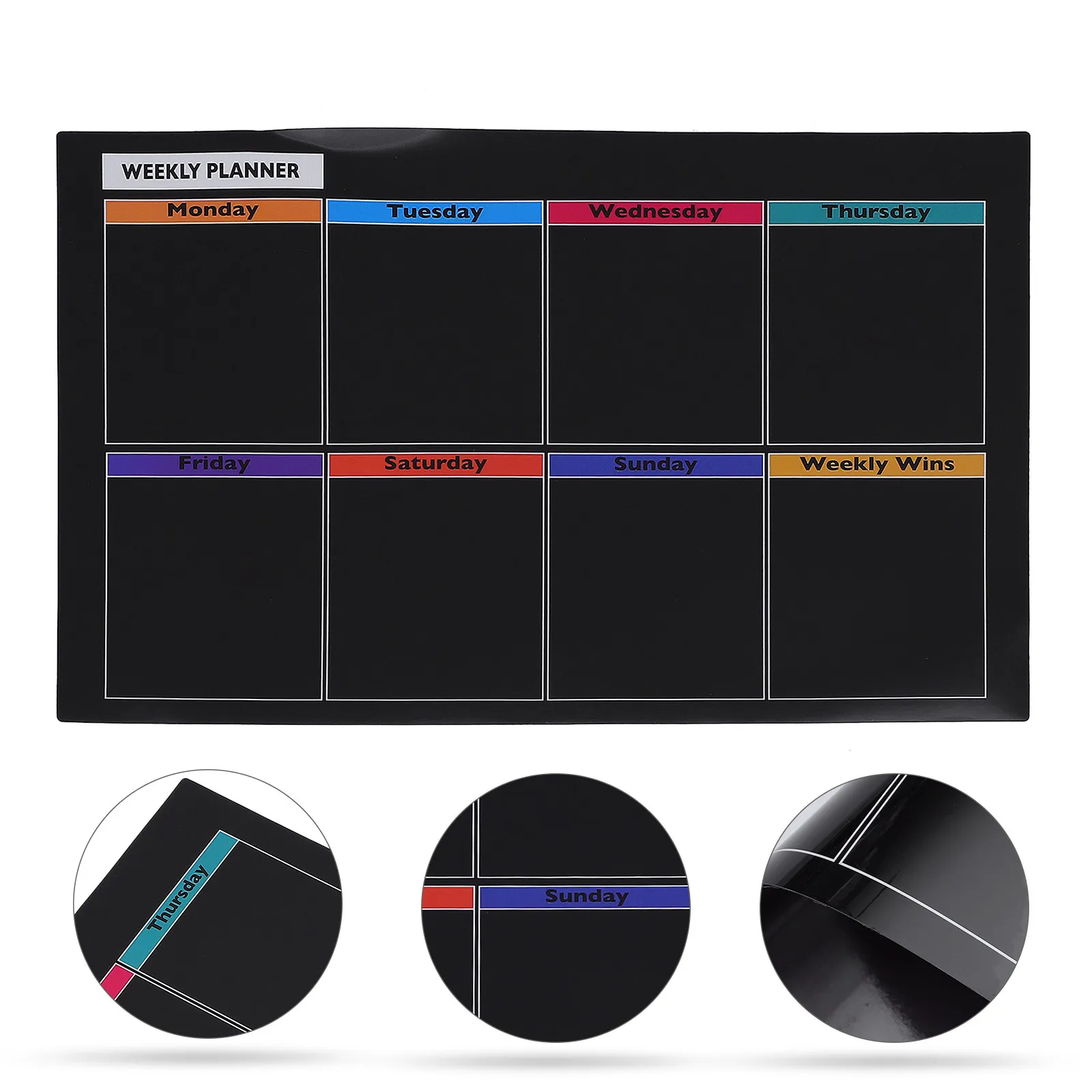 

Magnetic Weekly Plan Board Erasable Refrigerator Schedule Board Whiteboard Note Message Reminder Organizer Plan Calendar