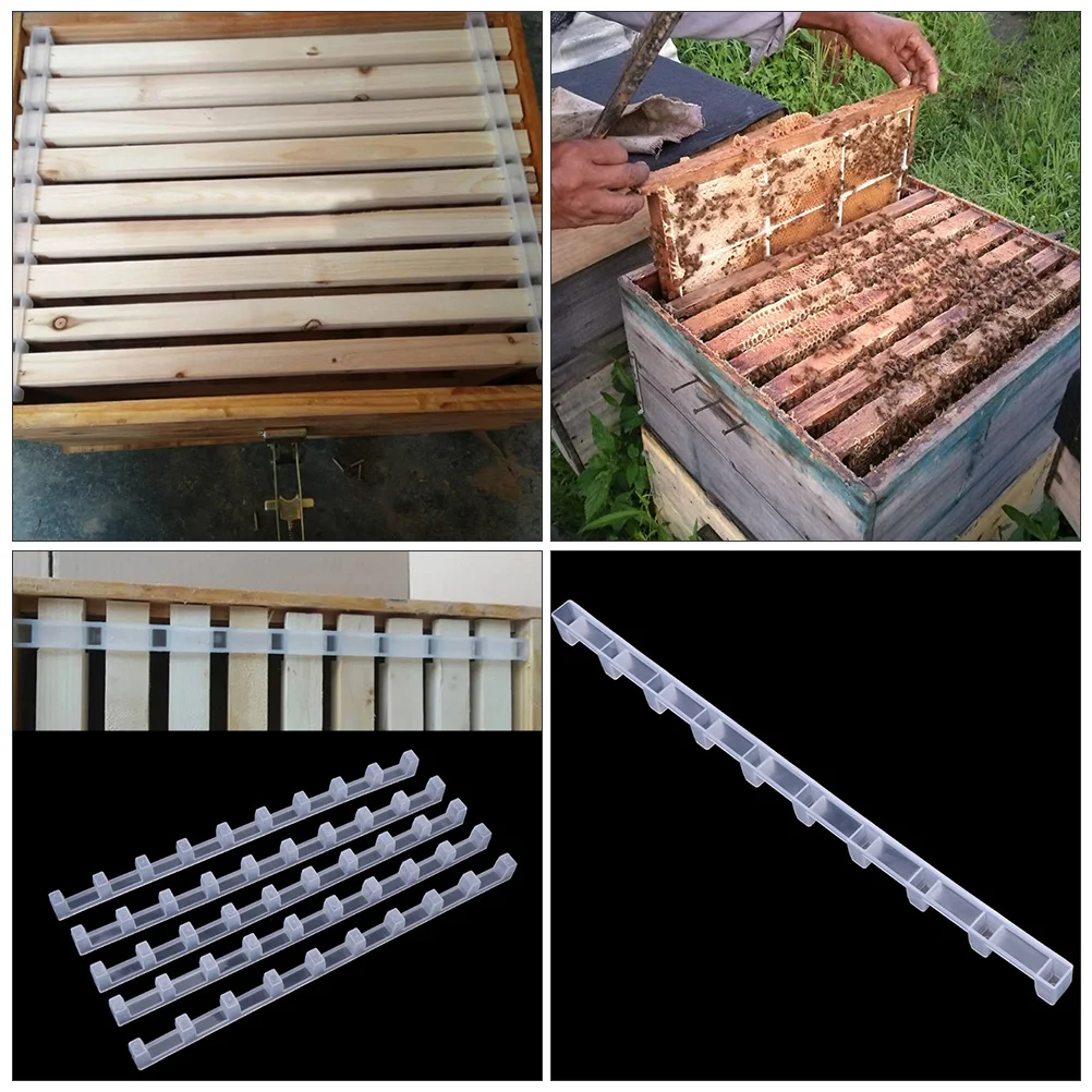 

10pcs Honeycomb Frame Spacing Strip ABS Durable Beehive Spacer Tools Corrosion Resistant Bee Nurturing Supplies