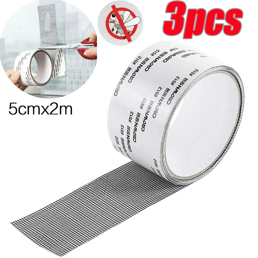 Screen Repair Tape Avoid Insect Fly Door Window Mosquito Net Patch Strong Adhesive Screen Repair Stickers for Repair Holes Tears