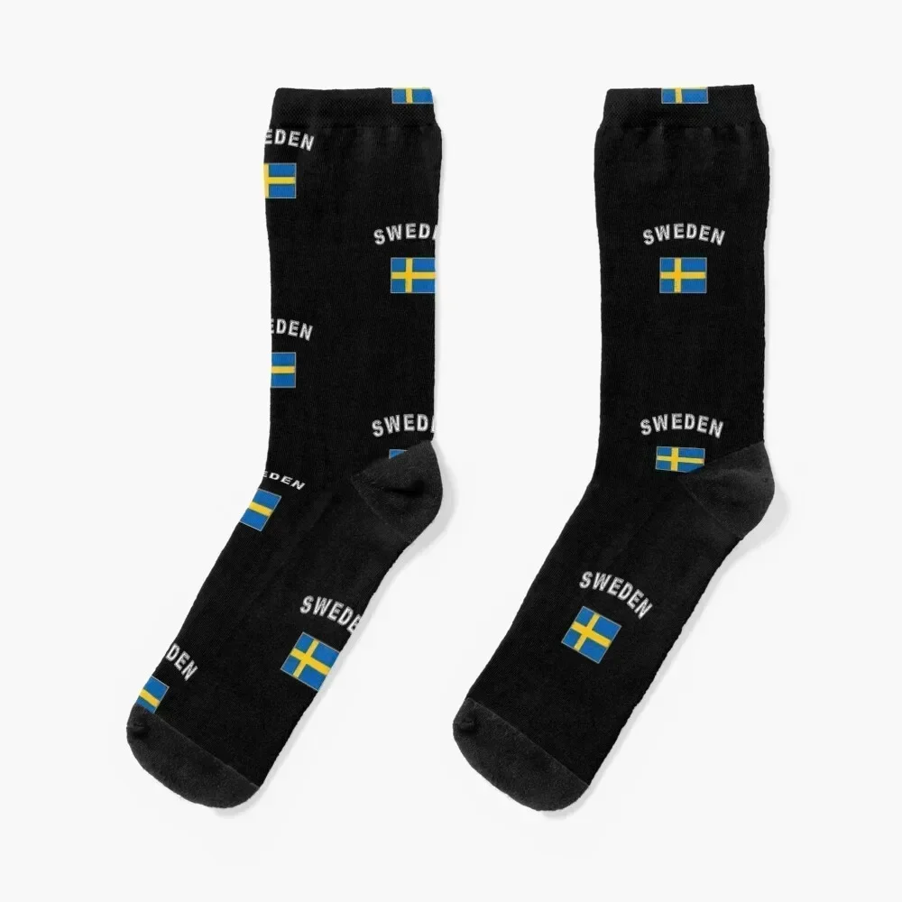 

Sweden Swedish flag flag Socks Stockings man man Christmas basketball Socks Men Women's