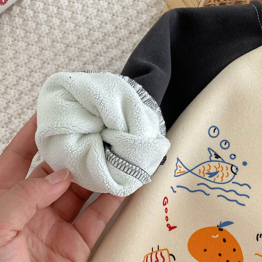 Baby Boy Halloween Clothes Baby Rompers Long Sleeve Patchwork Fleece Thicken Warm Winter Newborn Clothes Christmas Baby Onesies