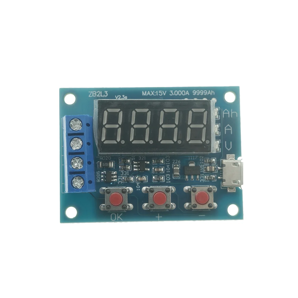 ZB2L3 Digital Battery Capacity Tester, LED Display Discharge Meter, Resistance Detector for 18650 Lithium & Lead-acid Battery - view 6