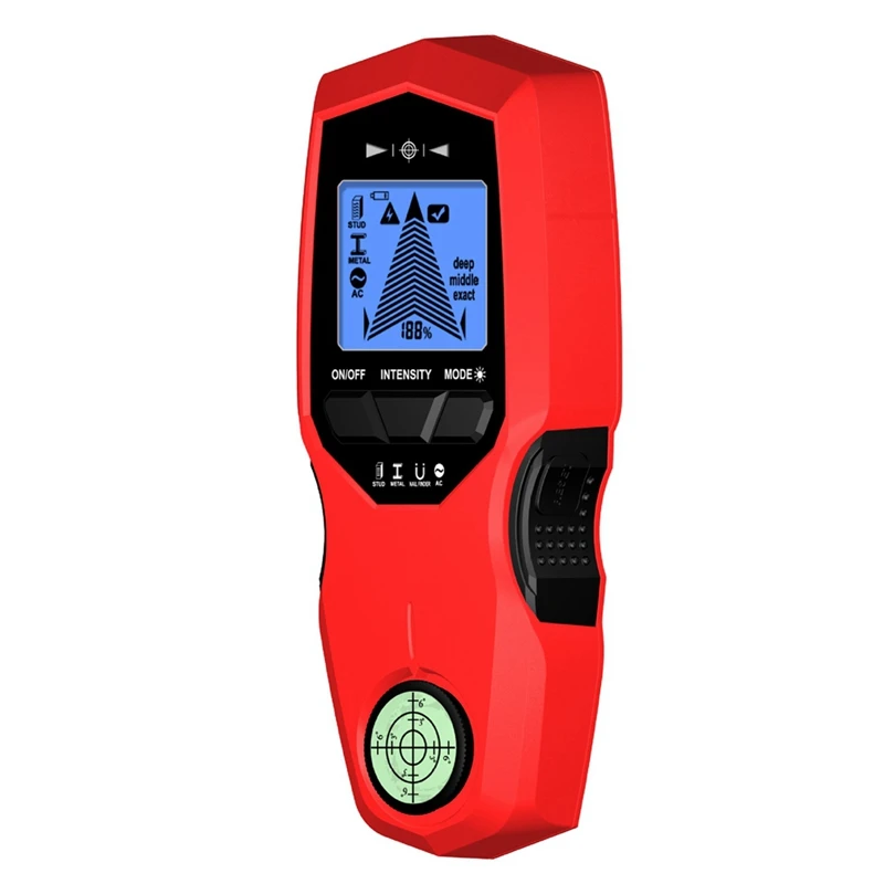 A16R-LCD Backlight Display Digital Wall  Metal Sensor Wood Stud Finder AC Cable Scanner 3 Scanning Modes