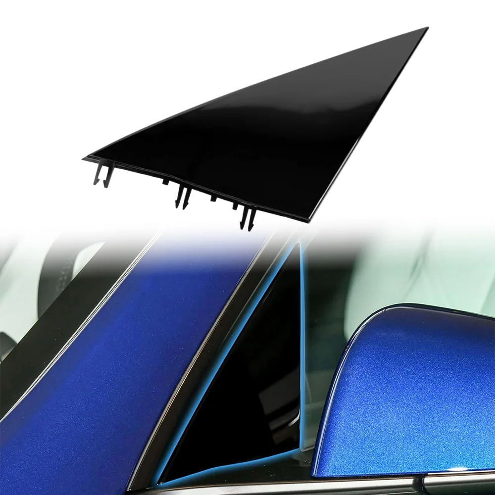 

Car Rearview Mirror Triangle Triangular Plate Trim Front Left /Right for Tesla Model Y 2020-2024 1495632-00-B, 1495633-00-B