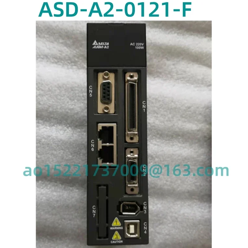 Original Second-hand 9-layer new test is 100% OK AC Servo driver ASD-A2-0121-F 100W 3PH 60/60Hz  ASDA20121F  0.1KW