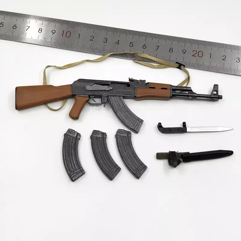 

1/6th BGMTOYS BGM-014 Asia Soldier Vietnam Doll Main Weapons Toys Model AK47 Clips PVC Material Not Real For 12" Doll Figure DIY