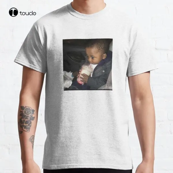 Worried Baby Classic T-Shirt Tee Shirt Custom Aldult Teen Unisex Digital Printing Fashion Funny New Xs-5Xl