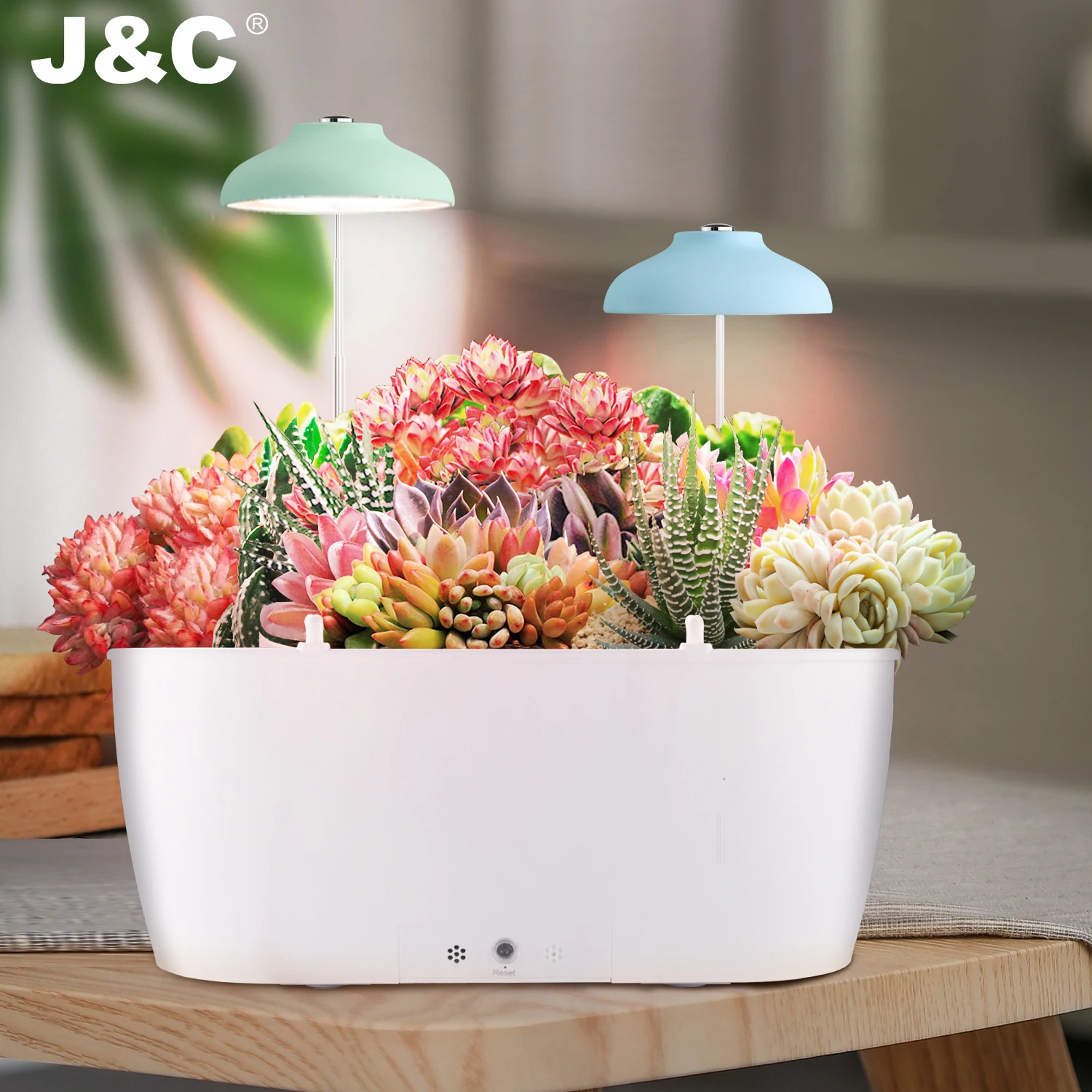 Smart planter wifi control garden pot indoor home garden flower pot with self water spray nozzle