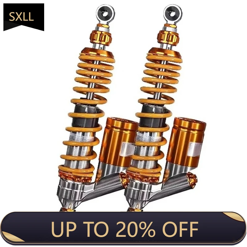 

SXLL BZUK JP102 Adjustable Rear Shock Absorber 380/410/420/435mm Shock Absorber Hole Spacing for PCX160 New Motorcycle