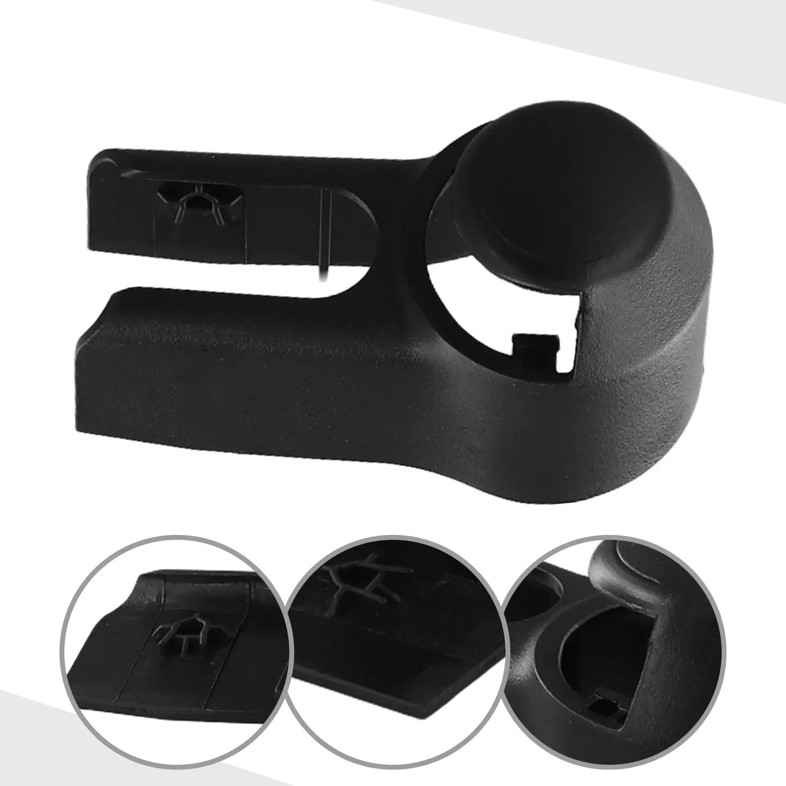 

Car Rear Wiper Washer Blade Cover Cap Wiper Washer Cover Blade Cover Cap 1pc/set Direct Fit New Plastic Plug-and-play