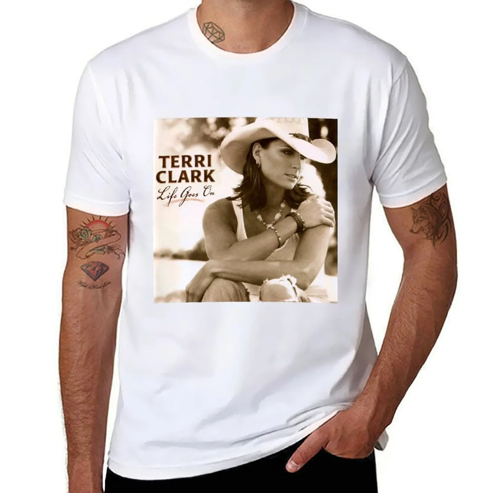 

Terri Clark life goes on T-Shirt t shirt man cotton man t shirt summer T-Shirt
