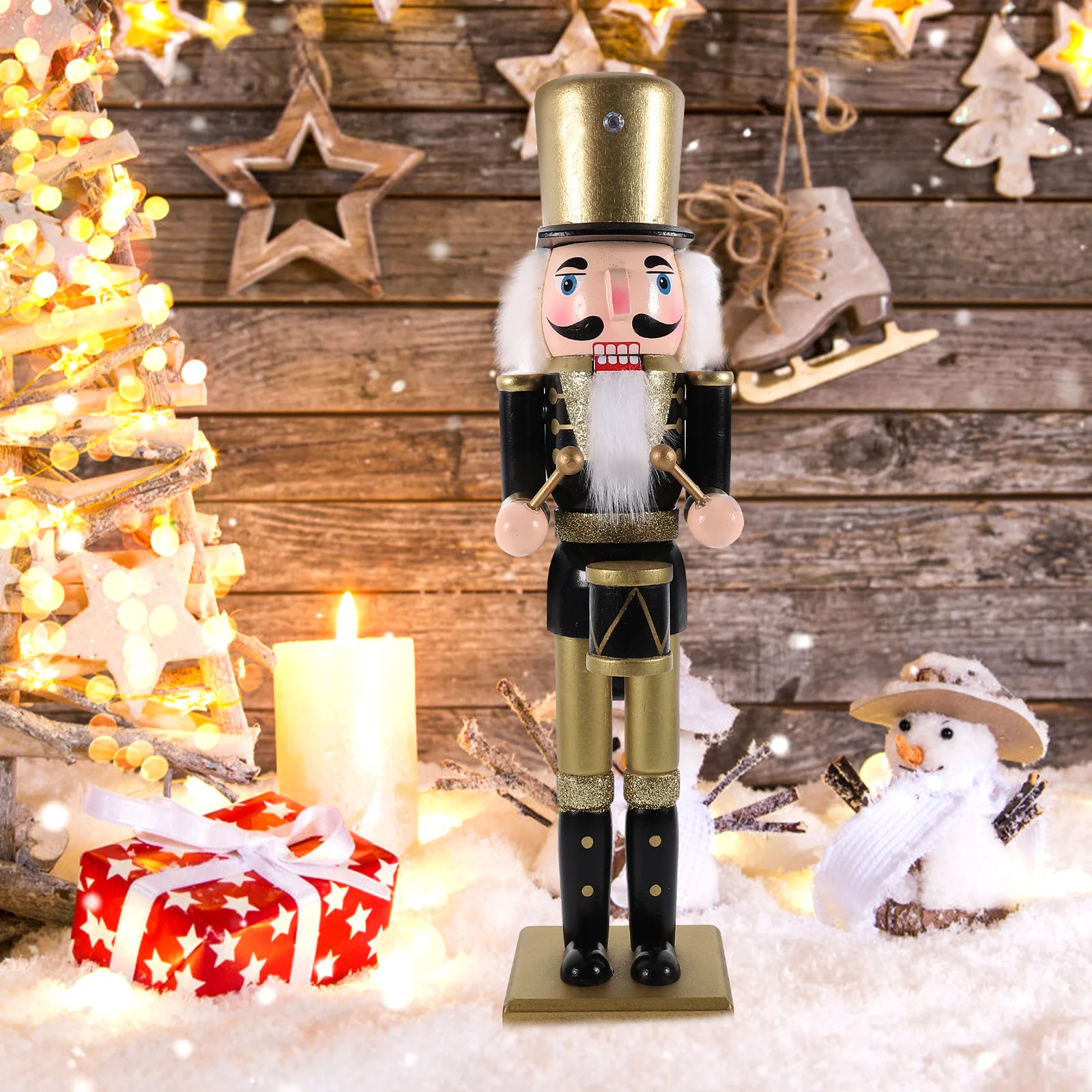 

Soldier Nutcracker Table Decor Puppet Figure Wood Figurine Nutcrackers Figures Decoration