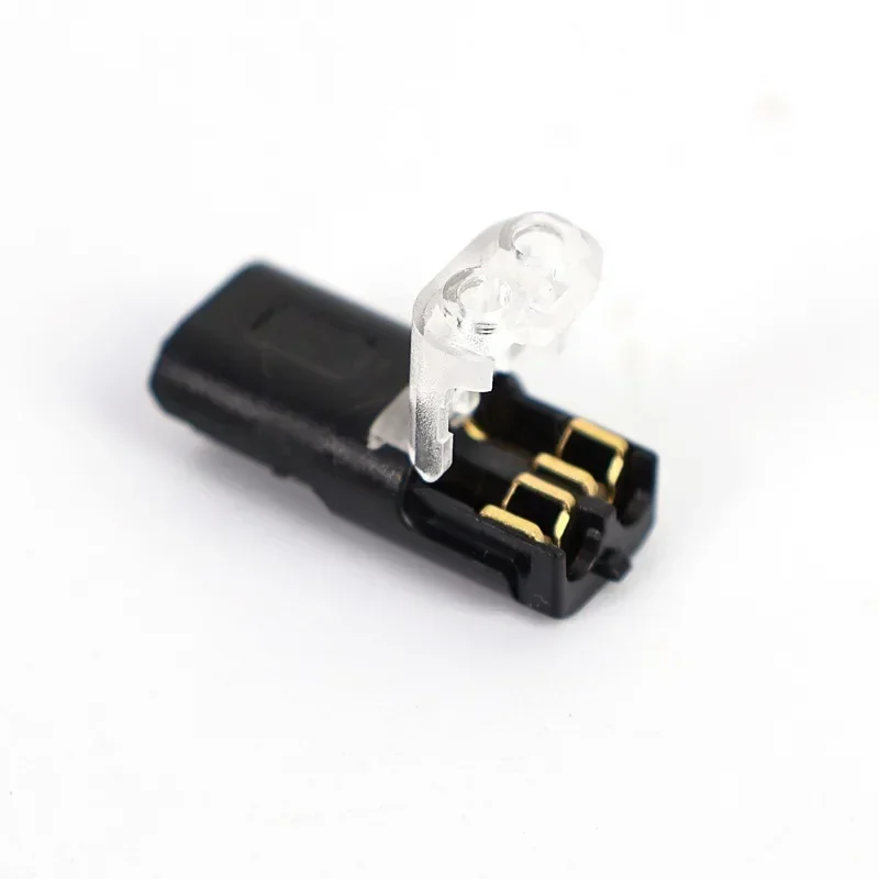 50-1Pcs 2 Pin Way Plug Wire Cable Snap Connectors Waterproof Electric Wire Double-Wire Plug-In Connector with Locking Buckle