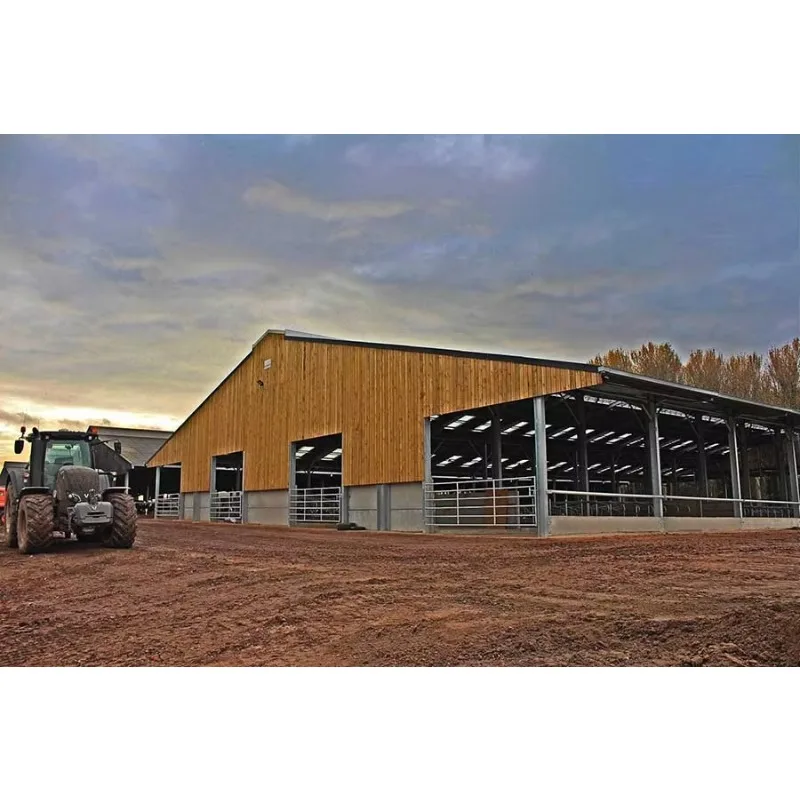 โรงเรือนเหล็กสำเร็จรูปสำหรับเลี้ยงวัวควาย