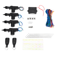 Car Lock Door Remote Control Keyless Entry System Locking Kit with 4 Door Lock Actuator Universal