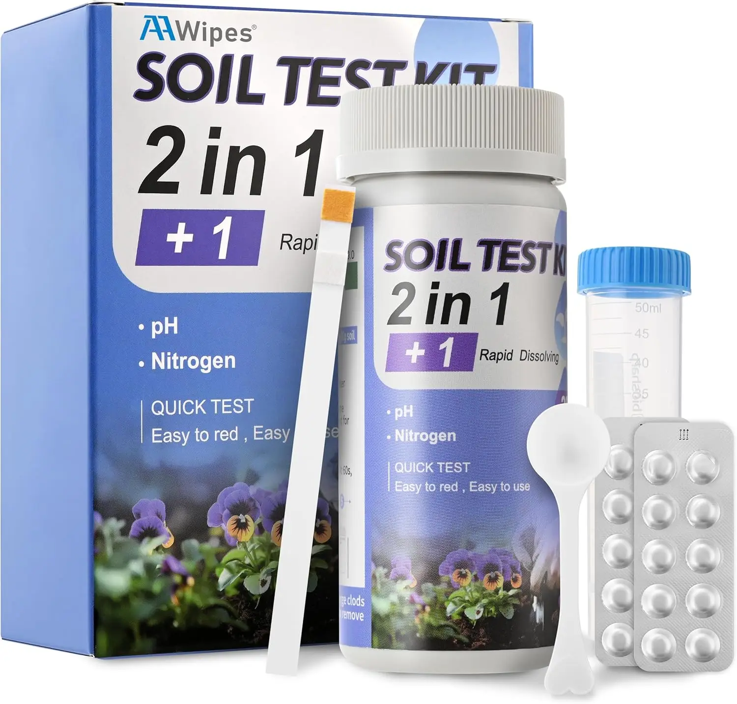 Ph Strip Test - Kit per Test del Suolo, Tester