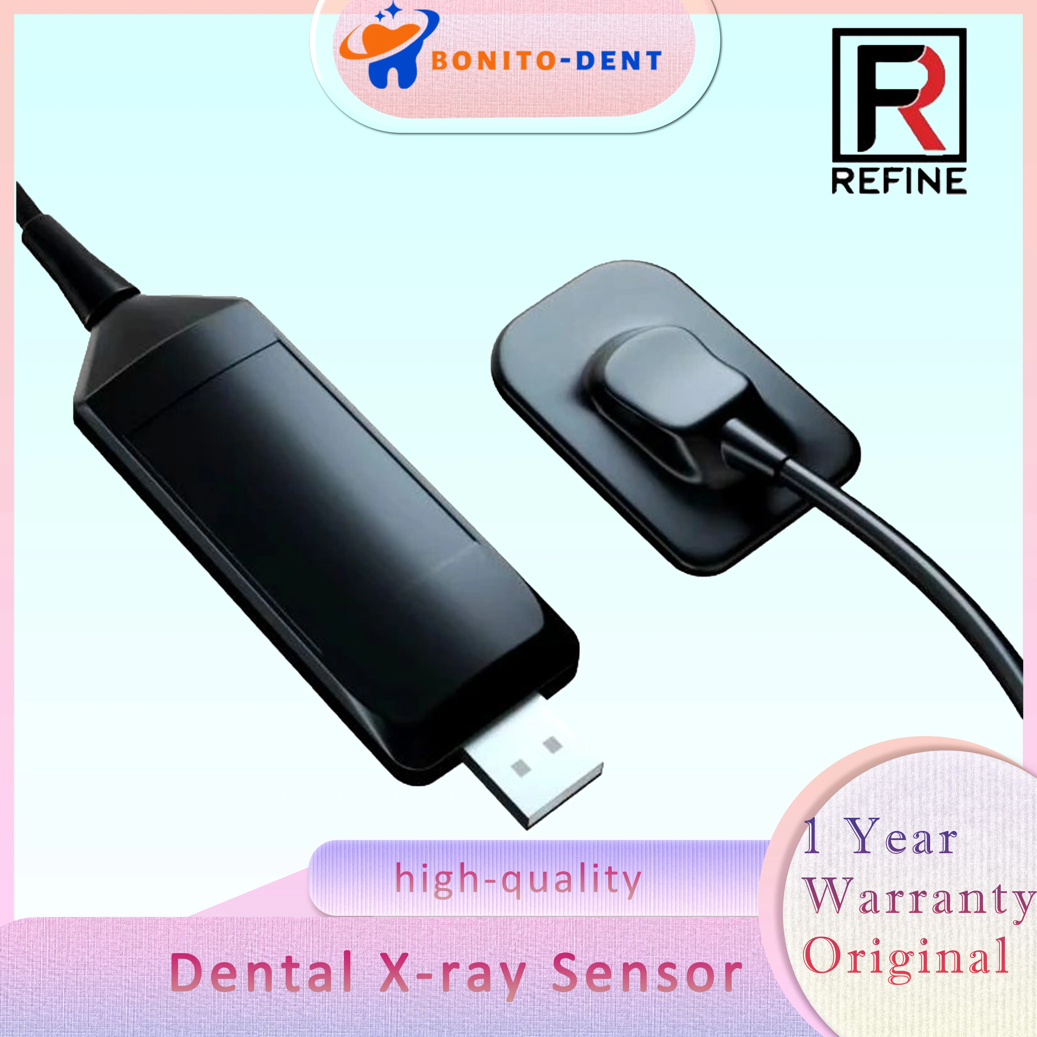 Fast Transmission Dental Digital Dental X Ray Sensor Intraoral Imaging High-Definition  1.5 Size Eco-sensor