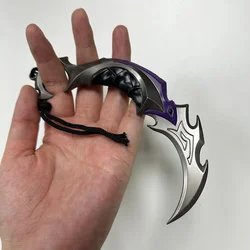 15CM Valorant Karambit EP5 Metal Model Claw Knife 1:1 Replic Game Melee Weapon Real Steel Katana Desk Craft Ornaments Toys Boys