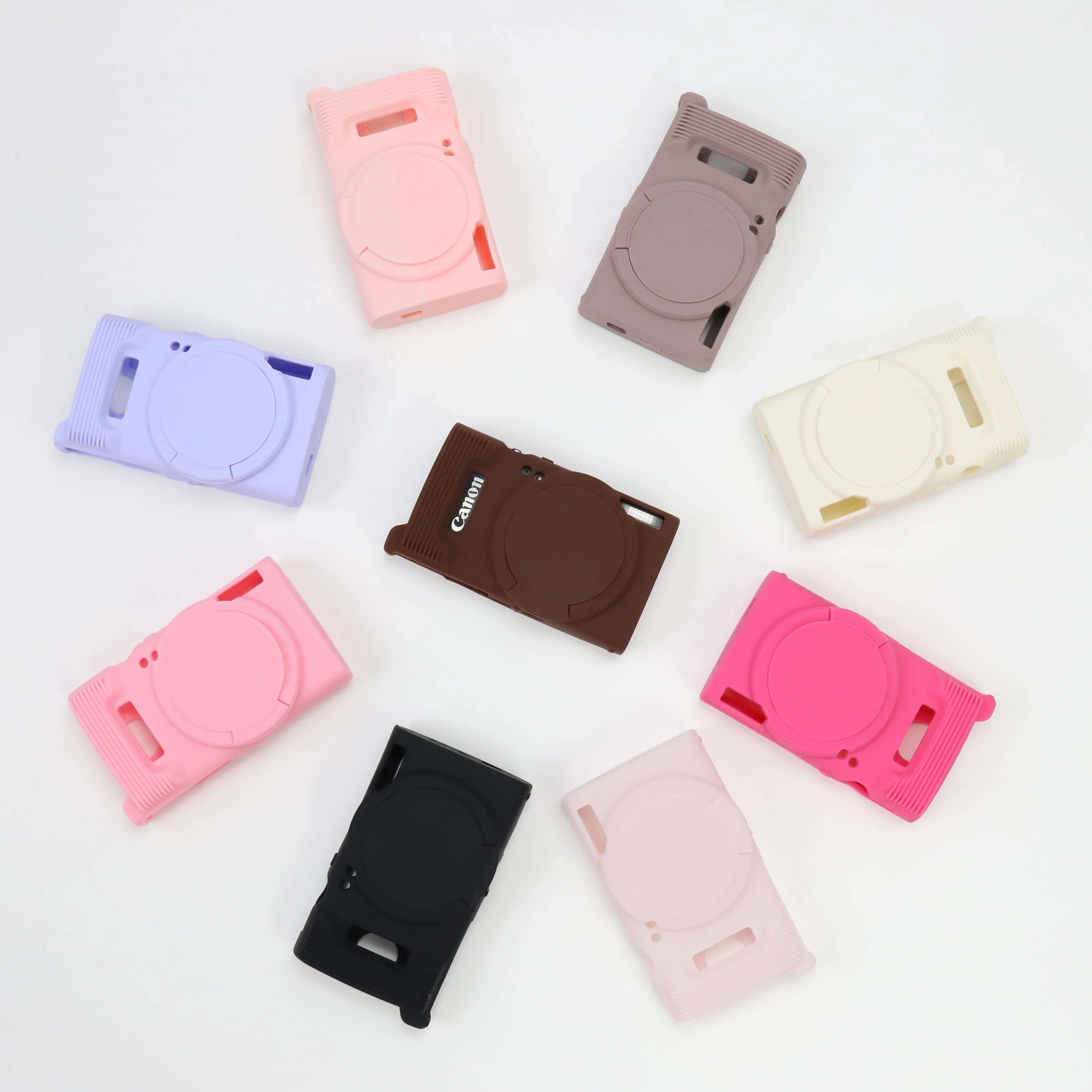 Étui de protection en silicone pour appareil photo Canon IXUS 285, sacoche pour appareil photo IXY 650/ELPH 360, coque de protection souple antichoc