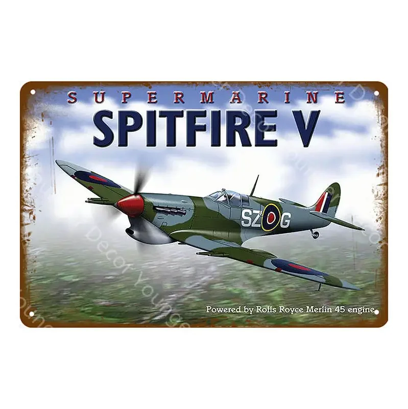 Ocean Liner AirPlane Flying Craft Metal Poster Wings For Victory Tin Signs Vintage Painting Decorative Plate Pub Bar Club Decor - view 5