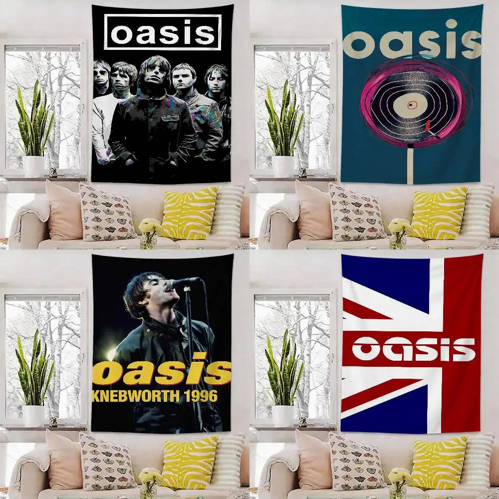 

O-Oasis Band Flag Digital Printing Banner for Garage Wall Out Door Decoration