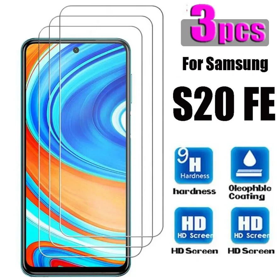 

Tempered Glass for Samsung Galaxy S20 FE Screen Protector Film Explosion Proof HD Clear Protectors for Samsung Galaxy S20 FE