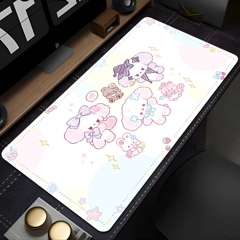 Mouse Pad Gaming Accessories Sweet Little Dog PC Gamer alfombrilla HD Computer Desk Mat Laptop Varmilo Kawaii Keyboard Mousepad