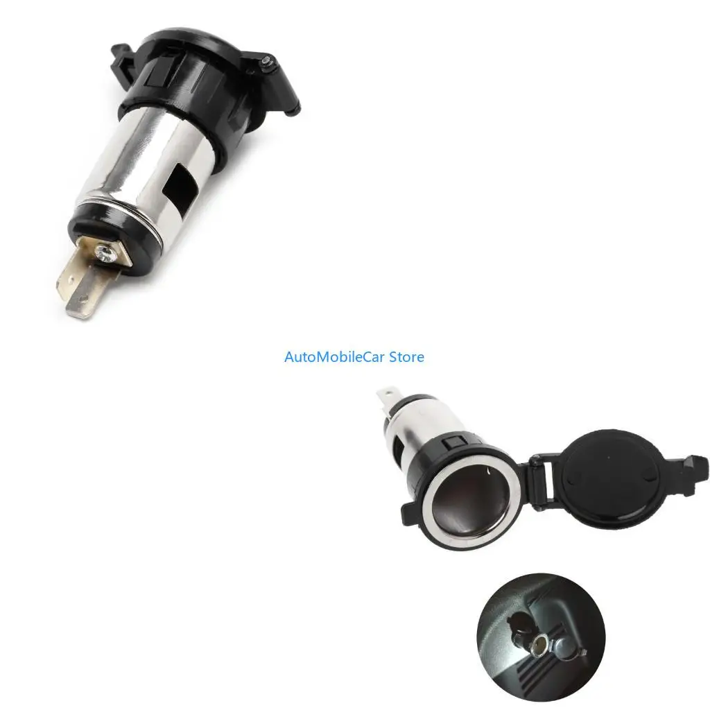 

G8TE Waterproof 12-24V Cigarette Socket Power Plug Outlet Parts For Car Truck
