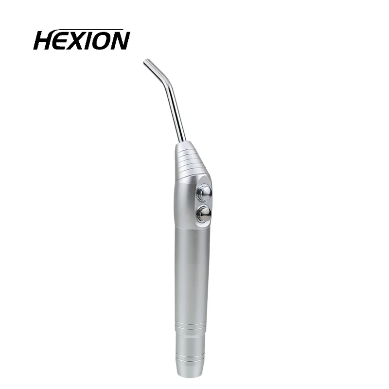 Dental 3 Way Air Water Syringe Gun Spray Handpiece With 2 Nozzles Tips For Dentistry Lab Clinic