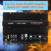 For Car Audio PA-80D Amplifier Board 12V 1000W – 10/12 Inch Subwoofer Power Amp Module High Power Bass Booster Car Accessories