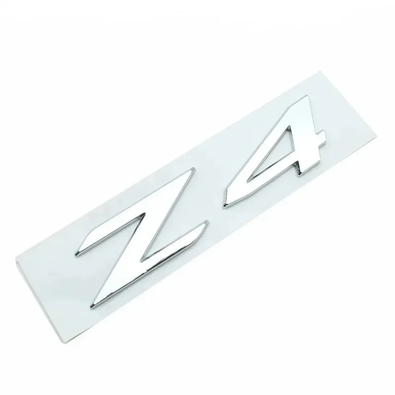 3D Adhesive Chrome Black Logo Z4 Emblem Letters Car Rear Trunk Badge Decal For BMW Z4 E85 E89 G29 Z4 Sticker Accessories - view 4