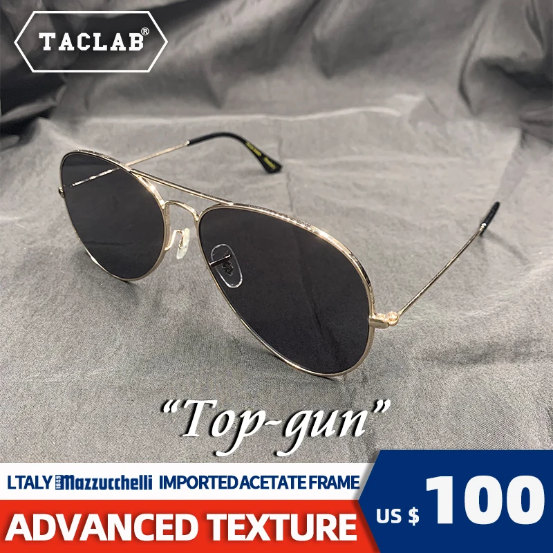 

TACLAB "Top gun" FASHION OVERSIZED ACETATE FRAME SUNGLASSES