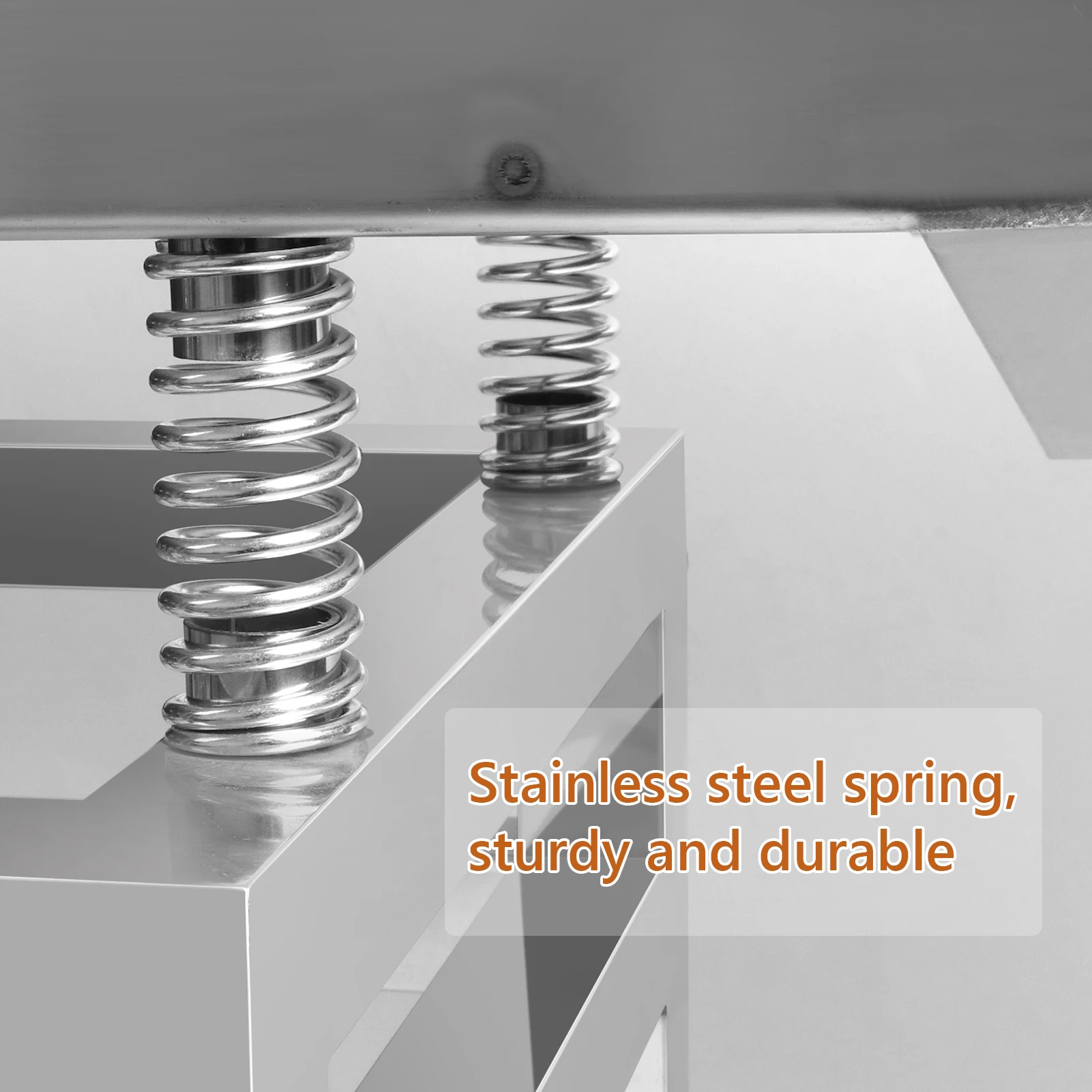 110V/220V Linear Vibration Sieve Screen Stainless Steel Vibration Separator for Particle Screening and Grading Double Motor