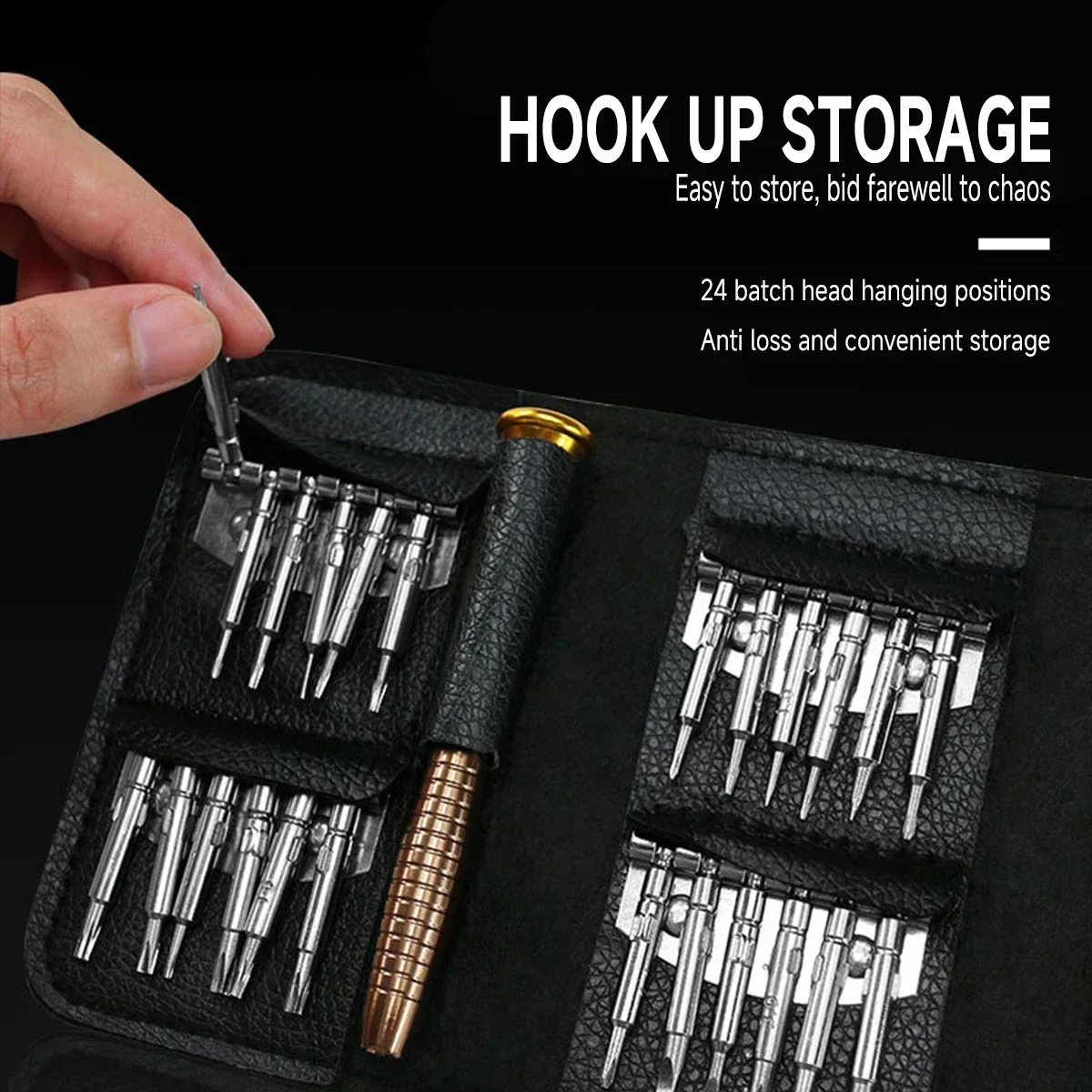 25 in 1 Mini Precision Screwdriver Non-magnet Set Electronic Torx Screwdriver Opening Repair Tools Kit For iPhone Camera Watch