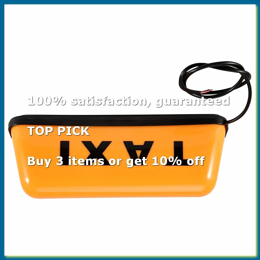 Car Daytime Running Lights DC 12V 3W Auto Driving Roof Top Cab LED Sign TAXI Led Indicator Light Sign