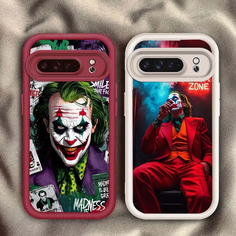 

The J-Joker Art Cool Popular For Google Pixel 9 8A 8 7 7A Pro XL 5G Eye Ladder Phone Case Soft TPU Shockproof Cover