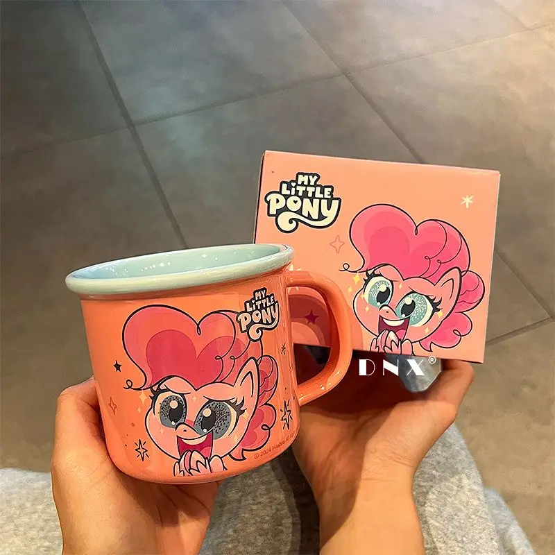 My Little Pony 2025 New High Beauty Biqi Rourou Ziyue Girls' Mug Children's Cute Milk Water Cup Couple Birthday Gift