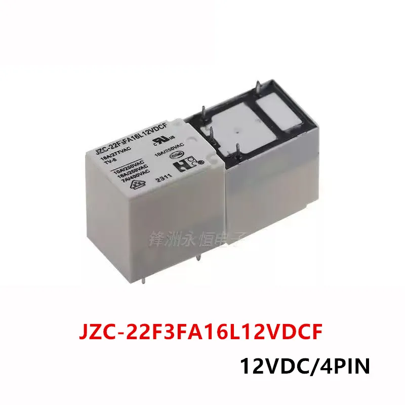 5Pcs FORWARD Relay JZC-22F3FA JZC-22F3FC16L5VDCF JZC-22F3FC16L12VDCF JZC-22F3FC16L24VDCF 4PIN 5PIN 16A 5V 12V 24V Power Relay