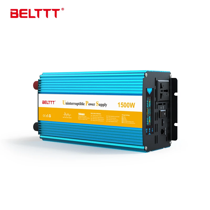 

including Shipping 1500W Continuous 3000W Peak Pure Sine Wave Inverter DC 12V TO AC 220V converter charger